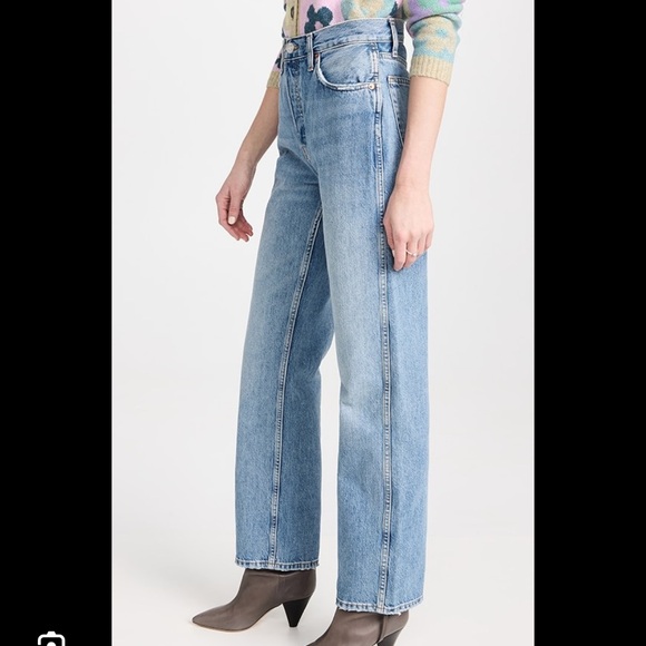 NWT RE/DONE 90’s high rise loose jeans in rio fade size 27 - Picture 6 of 16